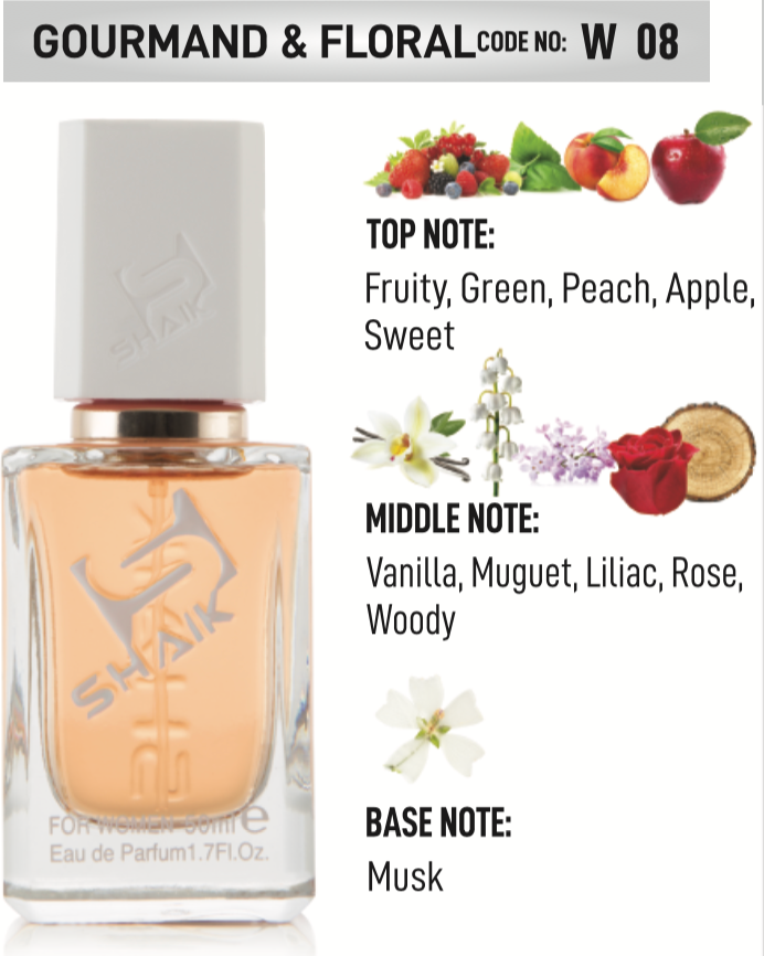 Shaik - 08 - Fruity, Vanilla, Musk - Shaik Perfume