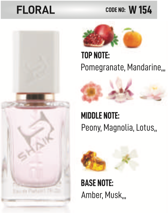 Shaik - 154 - Pomegranate, Peony, Amber - Shaik Perfume
