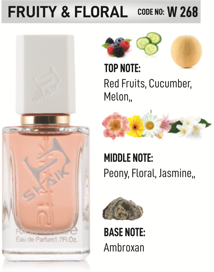 Shaik - 268 - Red Fruits, Peony, Ambroxan - Shaik Perfume
