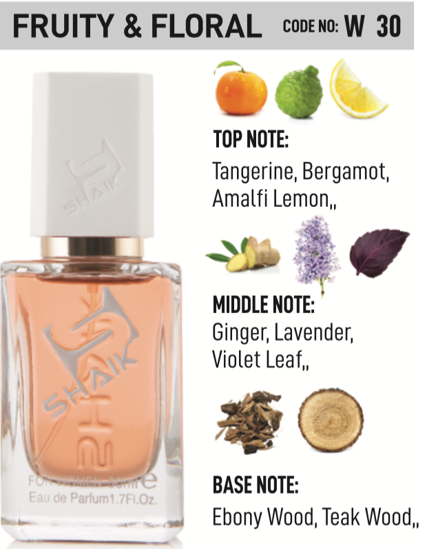Shaik - 30 - Tangerine, Ginger, Ebony wood - Shaik Perfume