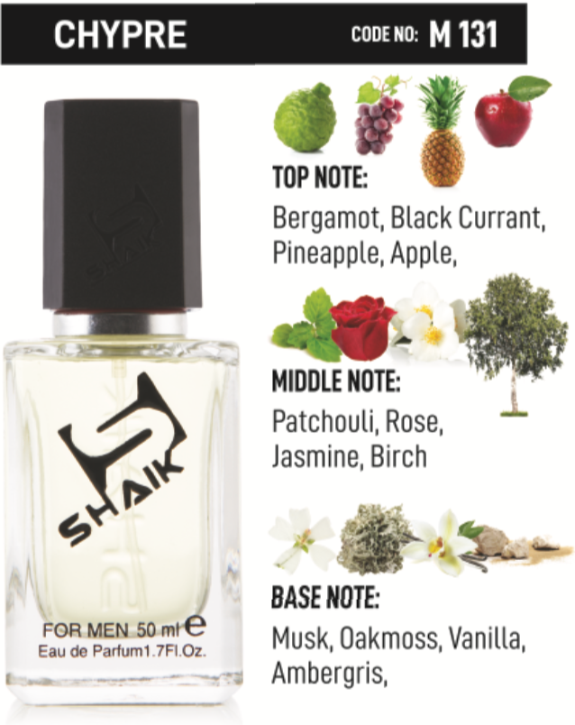 Shaik - 131 - Bergamot, Patchouli, Musk - Shaik Perfume