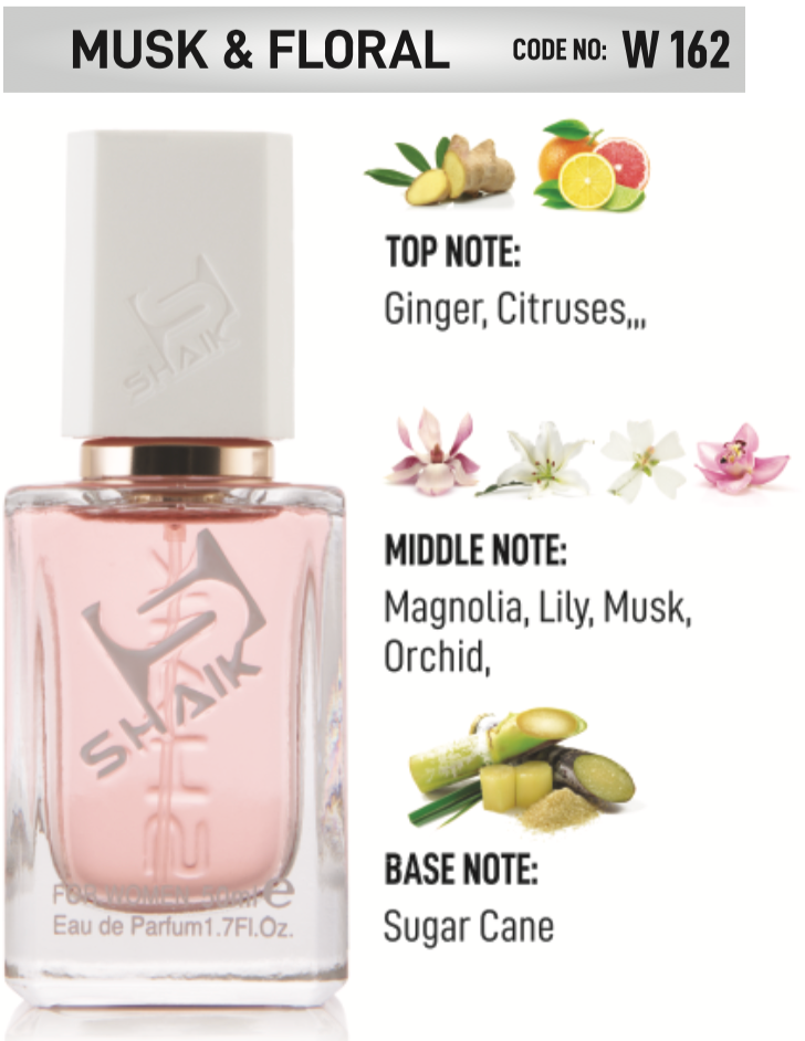 Shaik - 162 - Ginger, Magnolia, Sugar Cane - Shaik Perfume