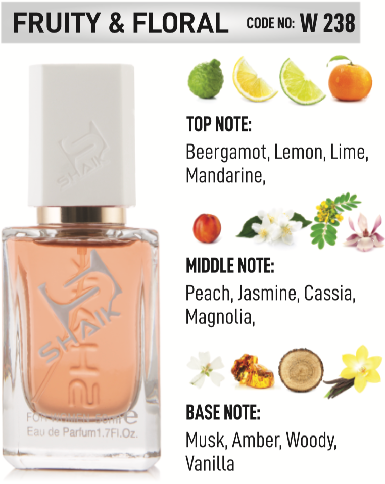 Shaik - 238 - Magnolia, Lemon, Woody - Shaik Perfume