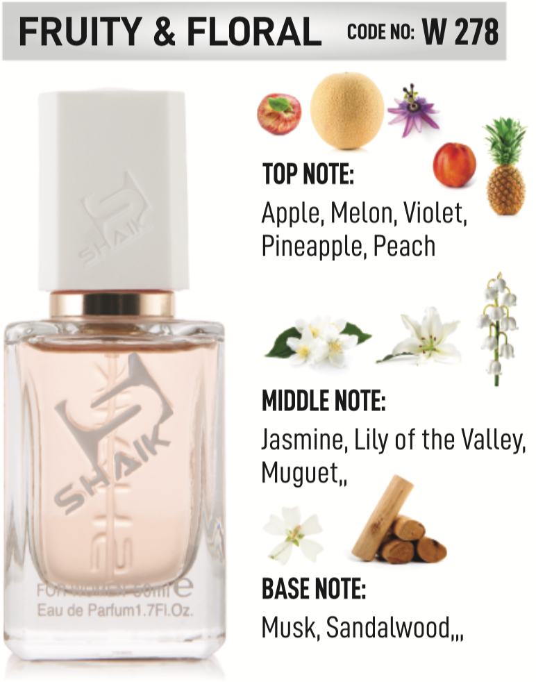 Shaik - 278 - Sandalwood, muguet, Paineapple - Shaik Perfume