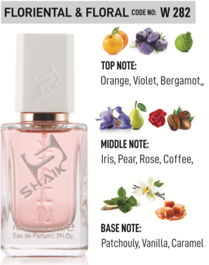 Shaik 282 - Orange, Iris, Vanilla - Shaik Perfume